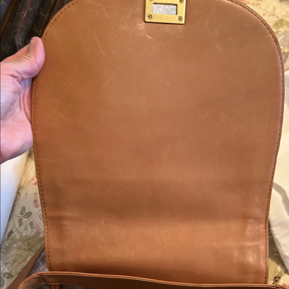 Brahmin Saddle Brown Crossbody Bag - Picture 15 of 16